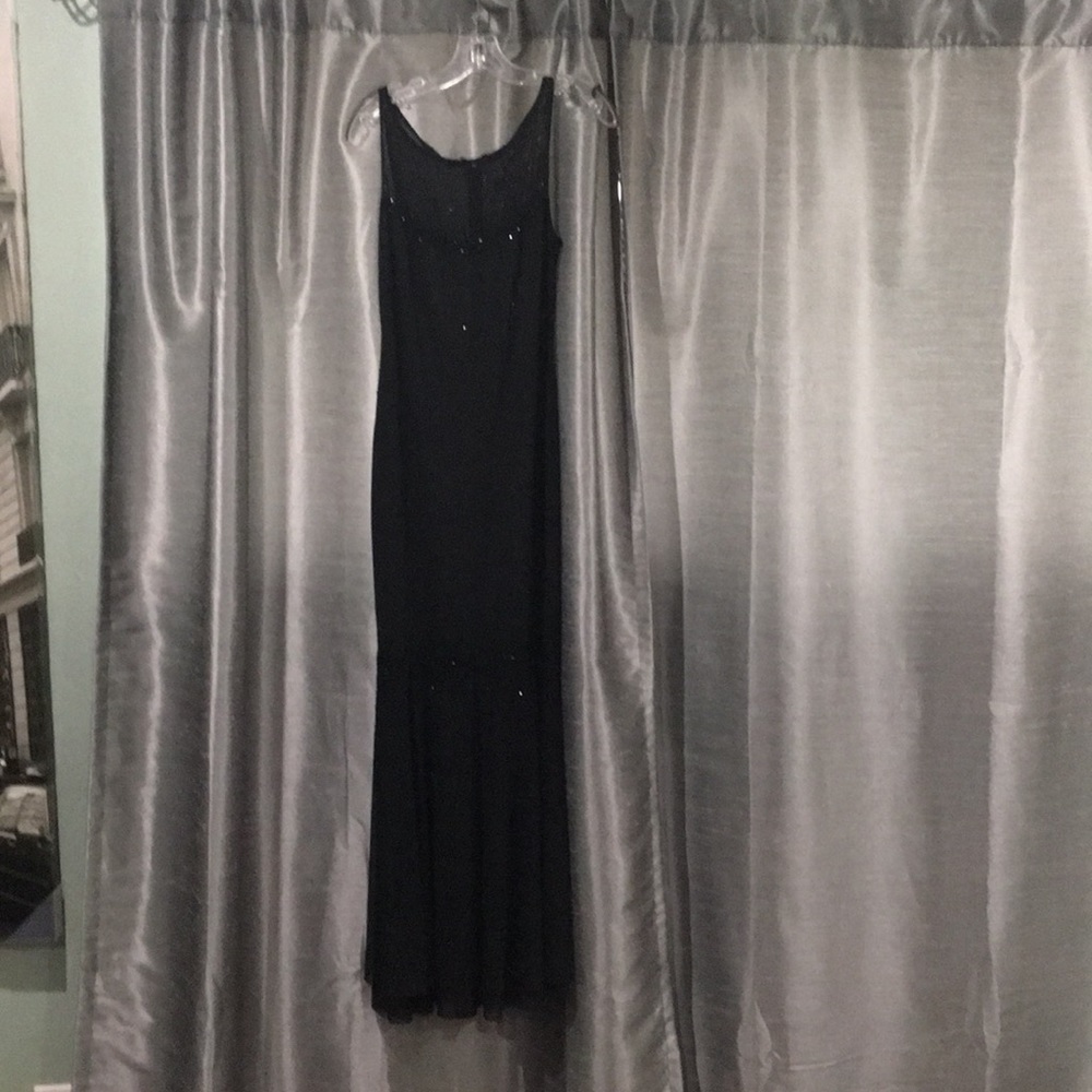Black evening gown